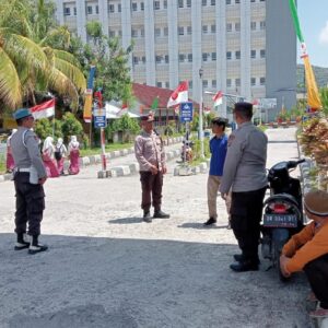 Pengamanan Ketat di Gerung: Polisi Fokus Objek Vital dan Area Publik