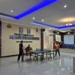Semarak Final Tenis Meja Polres Lombok Barat HUT Bhayangkara ke-79
