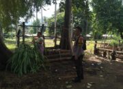 Bhabinkamtibmas Edukasi Ketahanan Pangan Warga Batulayar Barat