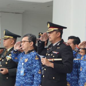 Kapolres Bima Kota Hadiri Upacara Hari Lahir Pancasila ke-80 di Halaman Kantor Wali Kota Bima