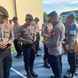 Wakapolres Bima Kota Pimpin Operasi Gaktiblin, Tegakkan Disiplin Internal Personel