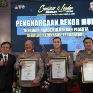 Seminar ‘Polisi dan Masyarakat’ Sespimma Lemdiklat Polri Angkatan 73 Raih Rekor MURI
