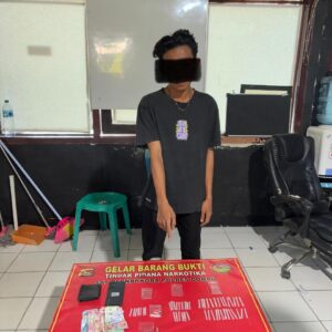 Polres Dompu Tangkap Seorang Pemuda di Karijawa Terkait Dugaan Peredaran Narkotika Jenis Sabu