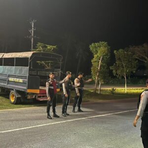 Piket Fungsi Polres Bima, Gelar Patroli KRYD Malam Hari Cegah Potensi Guankamtibmas dan Memastikan Kondusifitas Wilayah