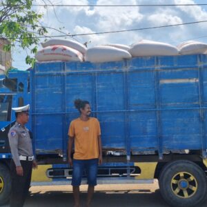 Sat Lantas Polres Bima Kota Tertibkan Pengendara ODOL di Jalur Pelabuhan Laut Bima