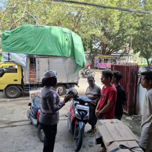 Satlantas Polres Bima Kota Berikan Himbauan Terkait Truk ODOL, Tekankan Keselamatan dan Kepatuhan Berkendara