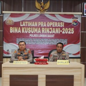 Polres Lombok Barat Mantapkan Strategi Kamtibmas Lewat Latpraops 2025