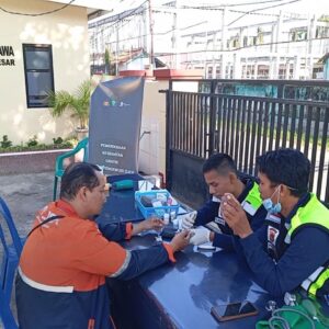 Polres Sumbawa Gelar Bakti Kesehatan Gratis untuk Pengemudi Ojek Online