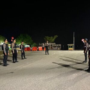 Mengantisipasi Terjadinya Berbagai Aksi Kriminalitas di Malam Hari, Piket Fungsi Polres Bima Kembali Menggelar Patroli KRYD