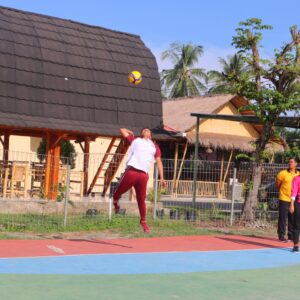 Semarak Hari Bhayangkara ke-79, Polres Lombok Utara Gelar Turnamen Voli Antar Satuan Kerja dan Bhayangkari