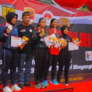 Cerita Polwan Brimob Polda Metro Raih Medali di Piala Kapolri 2025