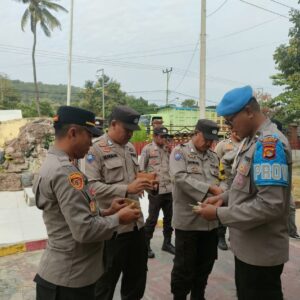 Tegakkan Disiplin, Polsek Manggelewa Gelar Operasi Gaktibplin Internal