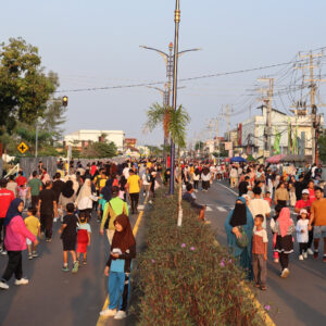 Launching CFD di Semuti Warga, Polisi Jaga Ketat Kenyamanan dan Keamanan Pengunjung