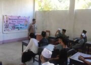 Kapolsek Sekotong Sosialisasikan Bahaya Narkoba ke Santri di Dusun Telaga Lebur