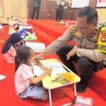 Lomba Mewarnai Meriahkan Hari Bhayangkara di Polres Lombok Barat