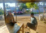 Sat Binmas Polres Lombok Utara Sambangi Tokoh Masyarakat di Senaru, Ajak Warga Jaga Kamtibmas