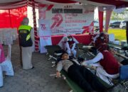 HUT Bhayangkara ke-79 Sinergitas RSUD Lombok Utara Gelar Donor Darah