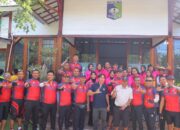 *Kapolres Lombok Utara Laksanakan Gowes Kamtibmas dan Baksos di Gili Air