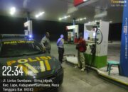 Polsek Lape Gelar Patroli Blue Light dan KRYD, Jaga Keamanan Wilayah Sumbawa