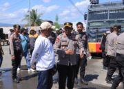 Kapolres Sumbawa Barat Pimpin Pengamanan Aksi Unjuk Rasa Aliansi PPS Selama Dua Hari di Poto Tano, Petugas dan Aliansi Saling Apresiasi