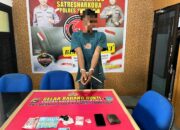 Kantongi Puluhan Gram Sabu, Seorang Pria Diringkus Polisi Saat Melewati Jalan Raya di Alas