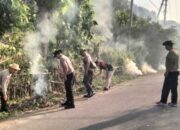 Polsek Asakota Bersama Instansi Kec. Asakota dan Aliansi Lintas Nusantara Gelar Gotong Royong Dukung Program “Bima BISA”