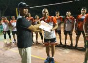 Satlantas Polres Dompu Tampil Perkasa, Juarai Turnamen Voli Hari Bhayangkara ke-79