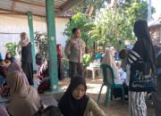 Bhabinkamtibmas Desa Seran Dukung Peningkatan Kesehatan Ibu dan Anak, Dampingi Kegiatan Posyandu di Desa Binaan
