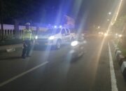 Sat Lantas Polres Bima Kota Gelar Patroli Blue Light dan Pengaturan Lalu Lintas Malam Hari