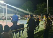 Polsek Langgudu Gelar Patroli Cipta Kondisi di Turnamen Voli dan Pasar Malam