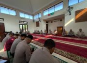 Polres Bima Kota Gelar Binrohtal Rutin, Tingkatkan Keimanan dan Moral Personel