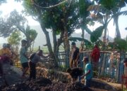 Bhabinkamtibmas Kelurahan Rite Laksanakan Gotong Royong Bersama Mahasiswa dan Warga Binaan