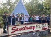 Polres Dompu Lakukan Pengamanan kunjungan Kerja Wakil Menteri Kehutanan RI di Taman Nasional Tambora.