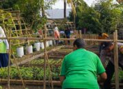 Bhabinkamtibmas Kuripan Edukasi Warga Pemanfaatan Pekarangan untuk Ketahanan Pangan