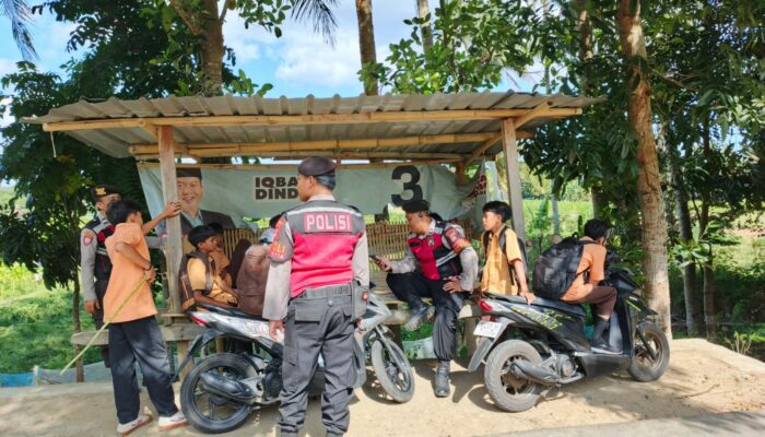Dekatkan Diri ke Warga, Polres Lobar Gelar Patroli dan Edukasi di Kebun Ayu