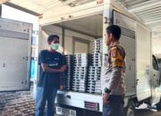 Bhabinkamtibmas Polres Bima Kota Laksanakan Monitoring Pendistribusian Makanan Bergizi di Kecamatan Asakota