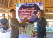 Kapolres Lombok Utara Terima Penghargaan dari LUCW sebagai Kapolres Terinovatif dan Responsif