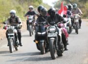 Polres Bima Kota Gelar Touring Merah Putih Sambut HUT ke-80 RI, Wujudkan Semangat Nasionalisme di Tanah Mbojo