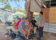 Sat Binmas Polres Lombok Utara Berikan Penyuluhan Kamtibmas kepada Komunitas Ojek