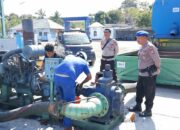 Sat polairud polres dompu laksanakan pengamanan pelabuhan dan sambang pesisir di wilayah kecamatan pekat