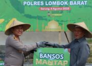 Sinergi Polres dan Ponpes Mesanggok Dukung Ketahanan Pangan Nasional