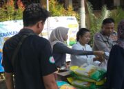 Gerakan Pangan Murah di Desa Kediri, Polres Lombok Barat dan Bulog NTB Jaga Stabilitas Harga