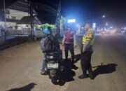 Polsek Seteluk Gelar Razia Malam, Cegah Curanmor hingga Peredaran Narkoba