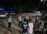 Polsek Rasanae Barat Gelar Patroli Blue Light, Jaga Kamtibmas Tetap Kondusif