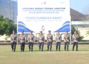 Upacara Serah Terima Jabatan di Lingkup Polres Sumbawa Barat Berlangsung Khidmat