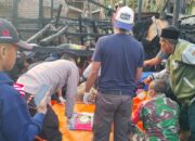 Polsek Wawo Evakuasi Korban Kebakaran Rumah di Desa Raba, Satu Orang Meninggal Dunia