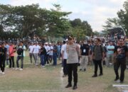 Kapolres Bima Kota Pimpin Pengamanan Final dan Penutupan Turnamen Sepak Bola Bupati Cup 2025