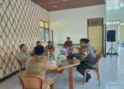 Bhabinkamtibmas bersama pemerintah desa bersinergi melaksanakan kegiatan sosialisasi pencegahan TPPO