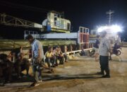 Polsek Kawasan Pelabuhan Laut Bima Gelar Patroli Rutin, Jaga Keamanan di Area Pelabuhan