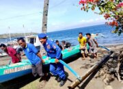 Sat Polairud Polres Dompu Gelar Kegiatan Binmas dan Polmas Perairan Serta Terima Kunjungan Direktur Polairud Polda NTB